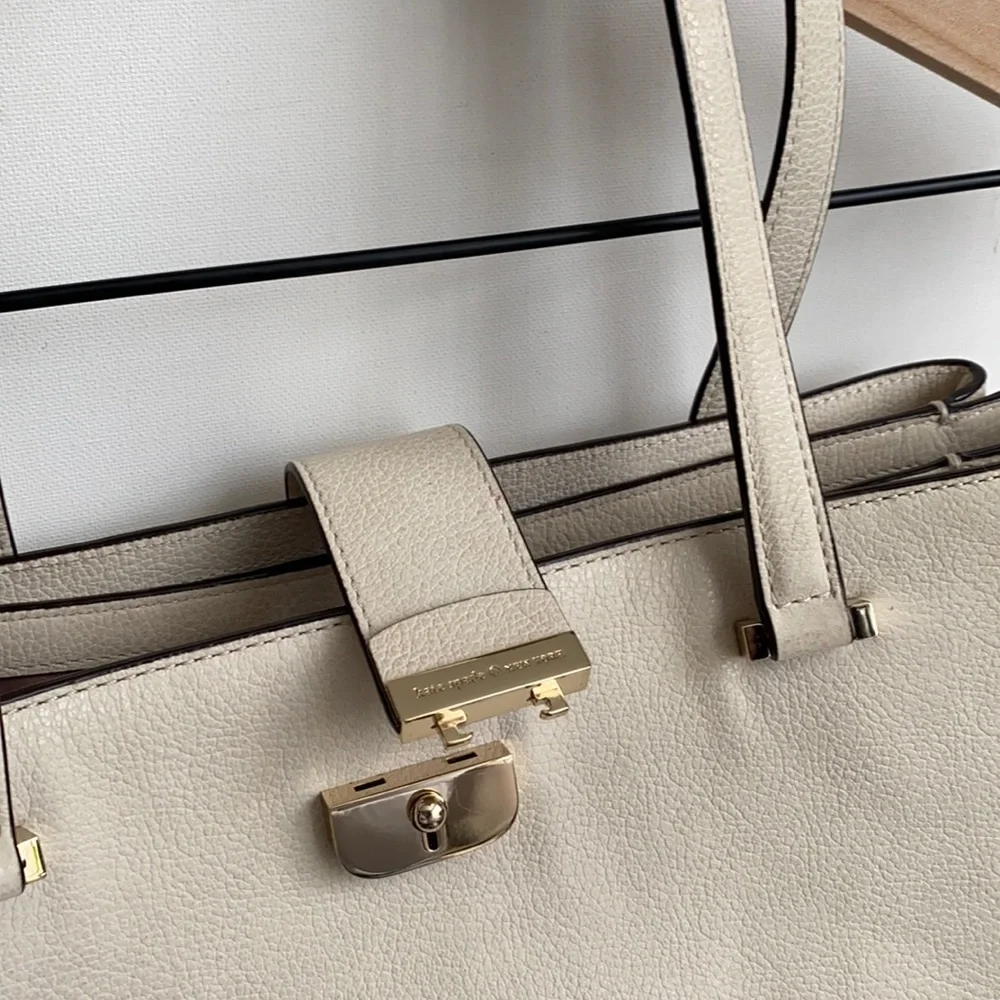 Kate‎ Spade Palma Love Street Cream Satchel, NWT